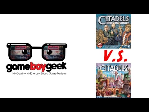 Citadels Comparison 2016 edition  V.S. Original with the Game Boy Geek