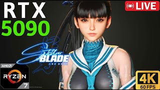 🔴 LIVE : Stellar Blade PC (4K60) - 100% Story Mode Pt 3 🔴 RTX 5090