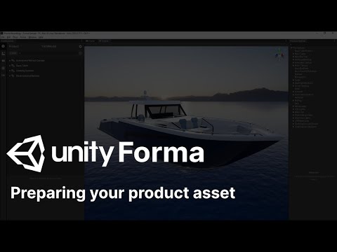 Preparing your product for import in Unity Forma
