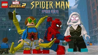 LEGO Marvel Super Heroes 2 All Spider-Man Spiderverse Characters and Villains Unlocked Showcase