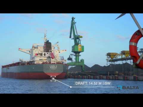MV Laura D loading LAM coke in Gdynia