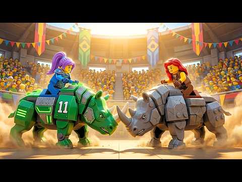 🔥 A FANTASTIC START-UP SHOWDOWN BETWEEN PURPLE-HAIRED RUMI AND RED-HAIRED RUMI 🟣🔴 | LEGO AI 🧱🤖⚔️🔥