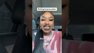 Rating Braces Pain #braces #shorts