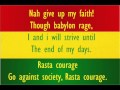 Rasta Courage - S.O.J.A - With Lyrics 