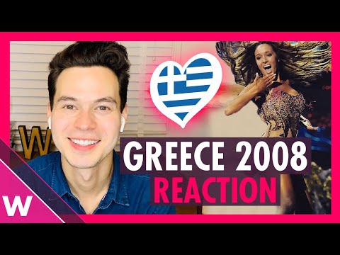 Kalomira: Greece Eurovision 2008 (Third Place) -- "Secret Combination" REACTION