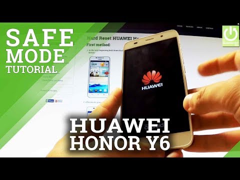 How to Enter Safe Mode in HUAWEI Honor Y6 SCL-L01  - Safe Mode in HUAWEI