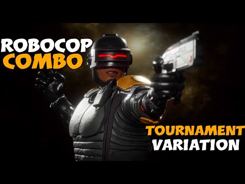 MK11 ROBOCOP COMBO TUTORIAL (MK11 Robocop Gameplay Combo Tutorial)