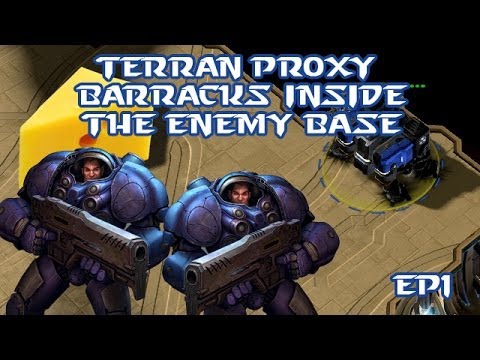 SC2 Teh Cheese - TvT - Habitattion Station LE Terran Proxy Barracks inside the enemy base