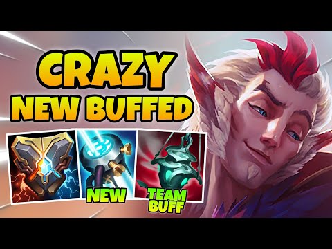 NEW BUFFED RAKAN WILD RIFT WITH NEW BUFFED ITEM IS INSANE SLIPPERY