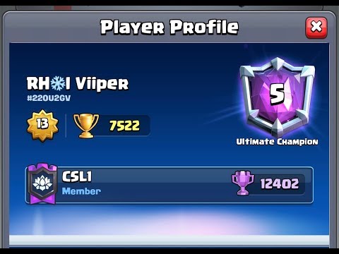 Happy Noob Ranked #5 Global Clash Royale