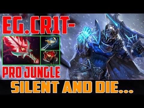 EG.Cr1t- Sven Jungle | Silent and die with Bloodthorn | Dota 2 Gameplay 2017
