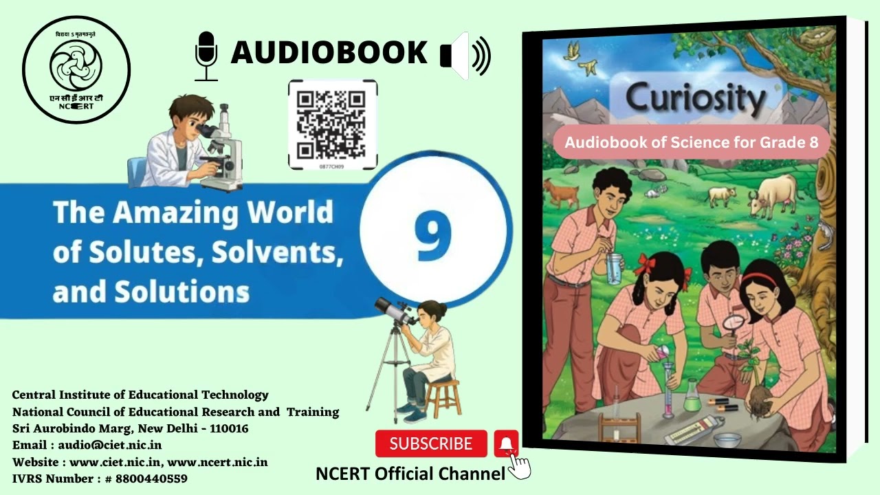 NCERT Curiosity Science Class 8 Chapter 9 The Amazing World of Solutes, Solvents, and Solutions