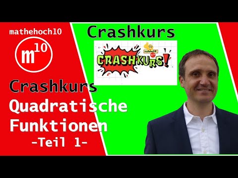 CRASHKURS quadratische Funktionen Teil 1 ALLES I mathehoch10 I einfach erklärt