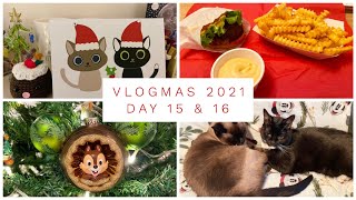 VLOGMAS 2021 - DAY 15 & 16 - AMERICAN GOODIES, FRIENDS AND M&S SHOPPING