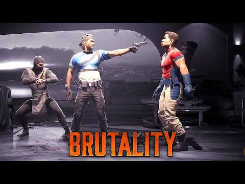 Stryker (Kameo) All 3 Brutalities, Fatality & Fatal Blow | Mortal Kombat 1 MK1