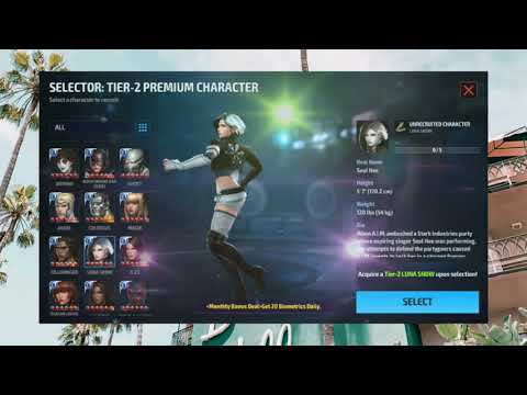 Marvel future fight tier-2 premium Selector
