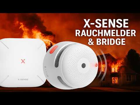 Vernetzte Rauchmelder retten Leben! X-Sense XS01-M & SBS50 Bridge Link+ Pro FS61 mit Rauchtest