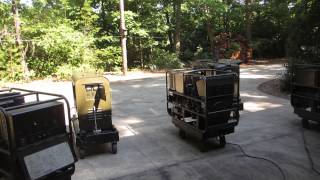 GENERATORS MILITARY -  FIVE RUNNING AT SAME TIME