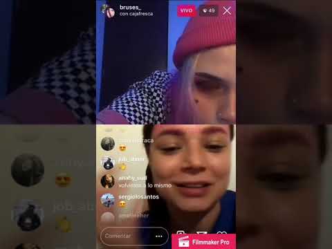 Bruses, Sebastián Urdiales, Caja Fresca- Instagram Live (Acerca del Bullying)