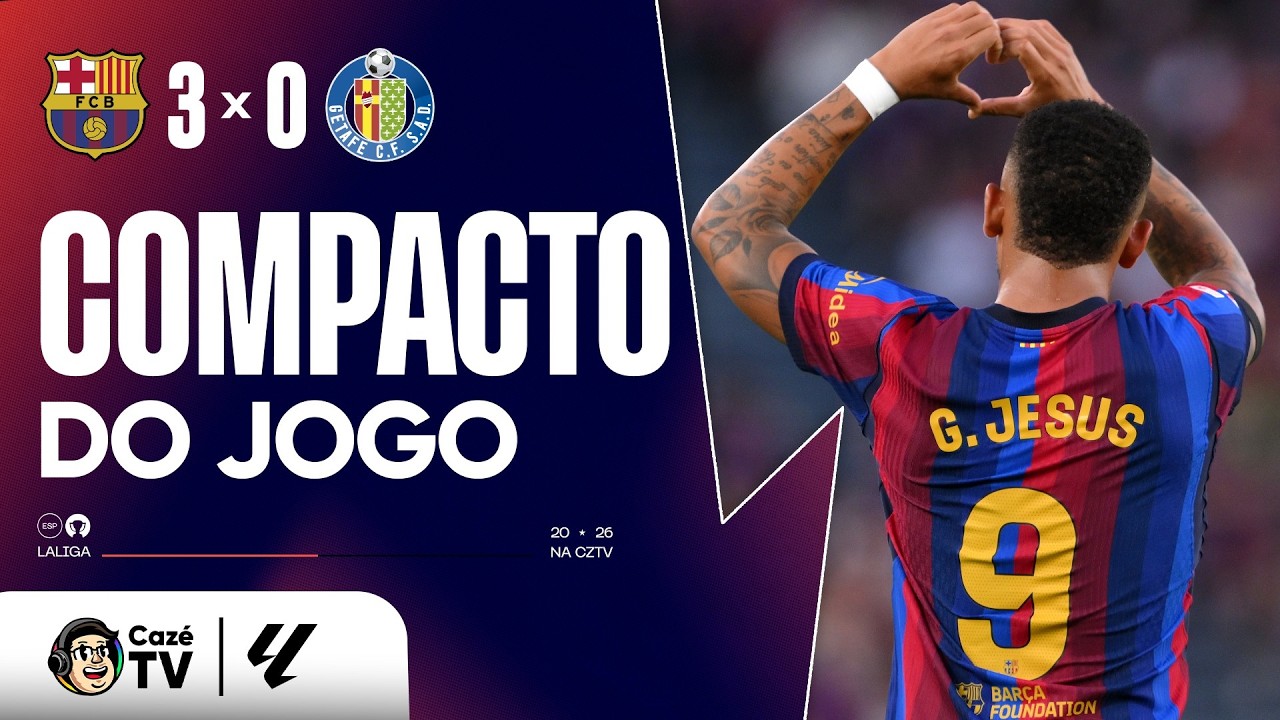 COMPACTO: BARCELONA X GETAFE | LALIGA 26/27 | 8ª RODADA