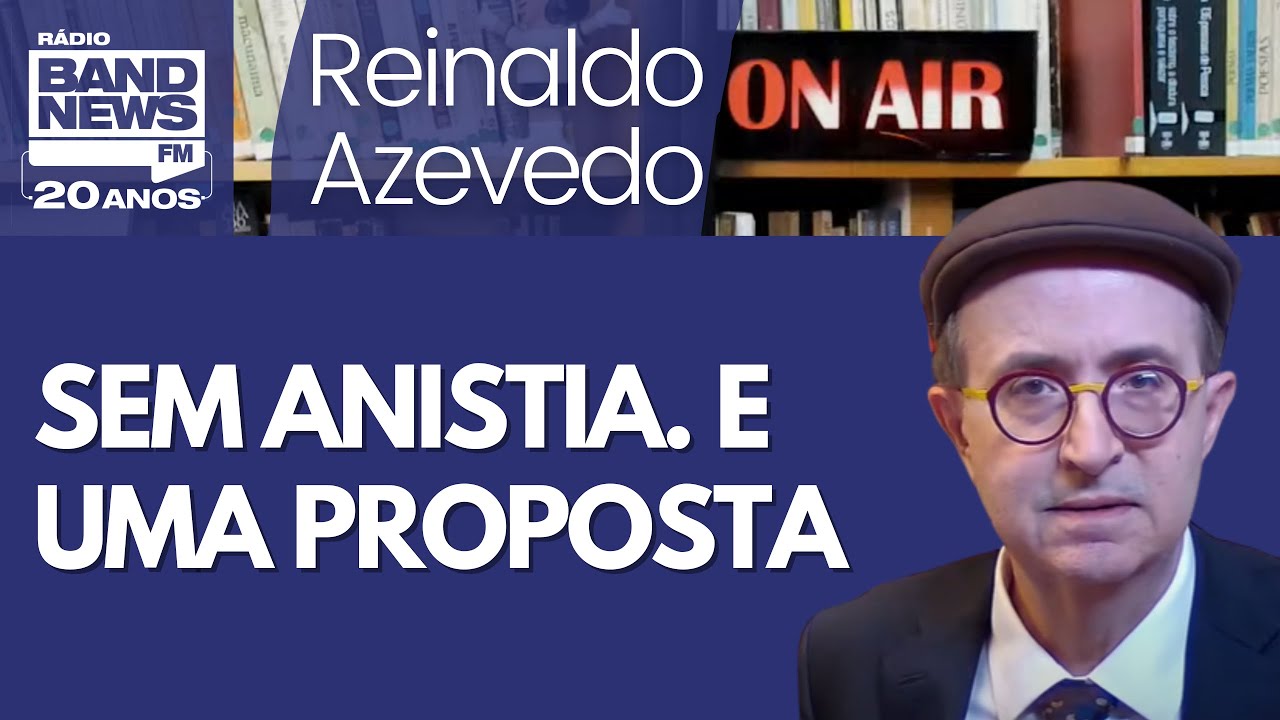 Reinaldo: Não haverá anistia; Alcolumbre articula uma saída constitucional