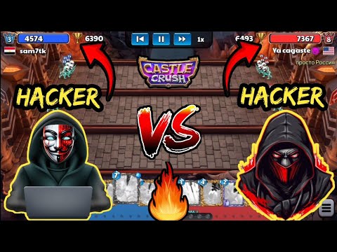 OMG 😧 Most Rare Moment! Hacker Vs Hacker? Castle Crush