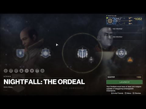Solo 1080 Master Nightfall Ordeal - The Festering Core