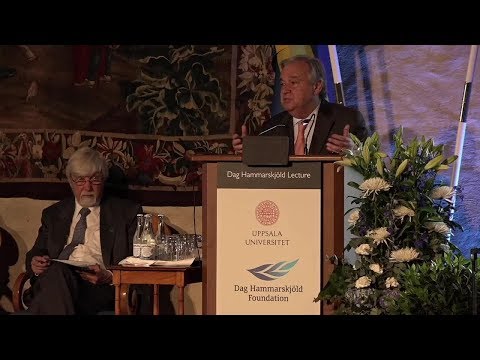 UN Chief delivers the annual Dag Hammarskjöld Lecture