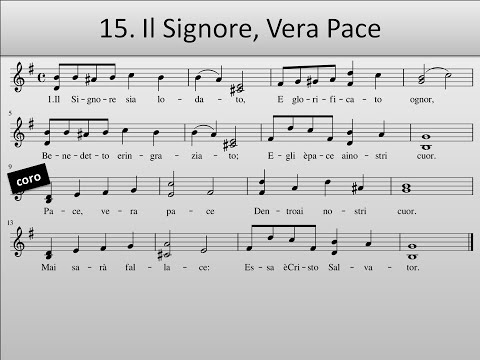 N. 15 Il Signore, Vera Pace