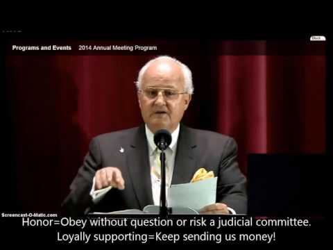 JW.Org-Governing Body Member Anthony Morris, "Obey Me, Be Worried About My Big Brother"