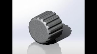 How to Create a Basic Control Knob using SolidWorks