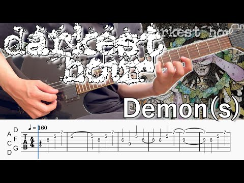 Demon(s)  / Darkest Hour (screen TAB | guitar lesson)