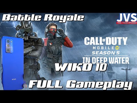 WIKO 10 Call of Duty Mobile Gameplay Battle Royale Using 4G Data  - Filipino