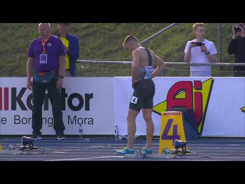 200m Men, Semifinal 3, European U23 Championships, Gävle SWE, 2019