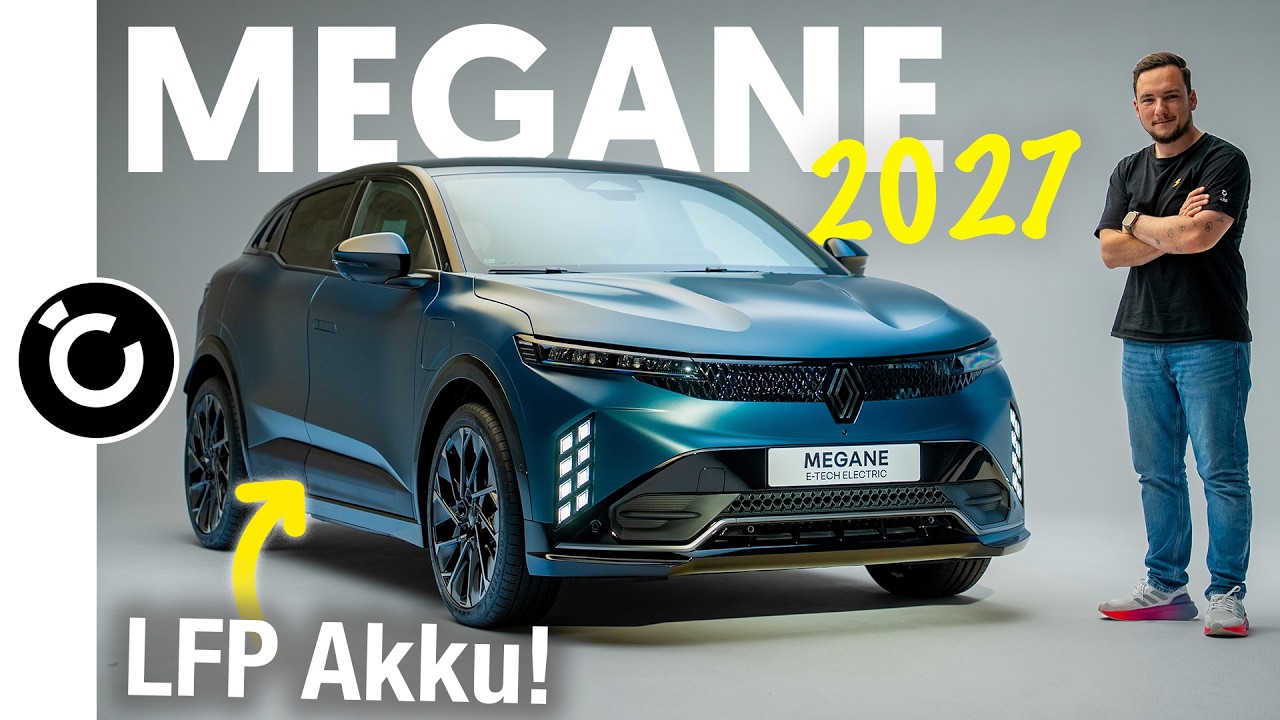 Renault Megane 2027 Facelift - neuer Akku & schnelles Laden | in unter 10 min