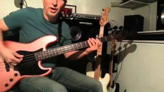 How to Play the Pentatonic Scales all over the Bass Fretboard
