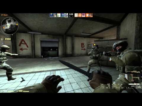 CSGO: Dust 2 - Double doors Wallbang HS