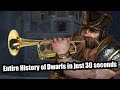 Entire History of Dwarfs in just 30 seconds