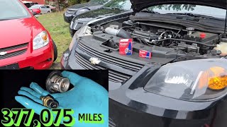 Thermostat and coolant temperature sensor replacement code P0128. (2009 Chevrolet Cobalt 377,075)