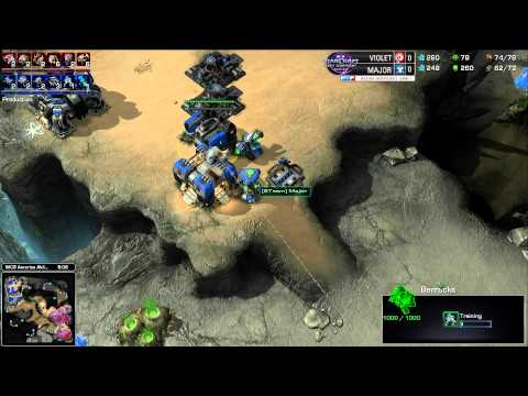 Violet vs Major - Game 1 - WCS AM Challenger League Round 3