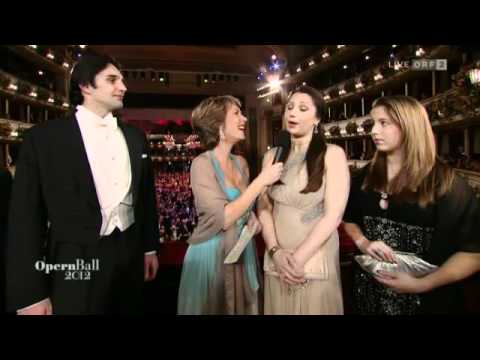 Adam Plachetka & Barbara Frittoli at the 'Wiener Opernball' 2012