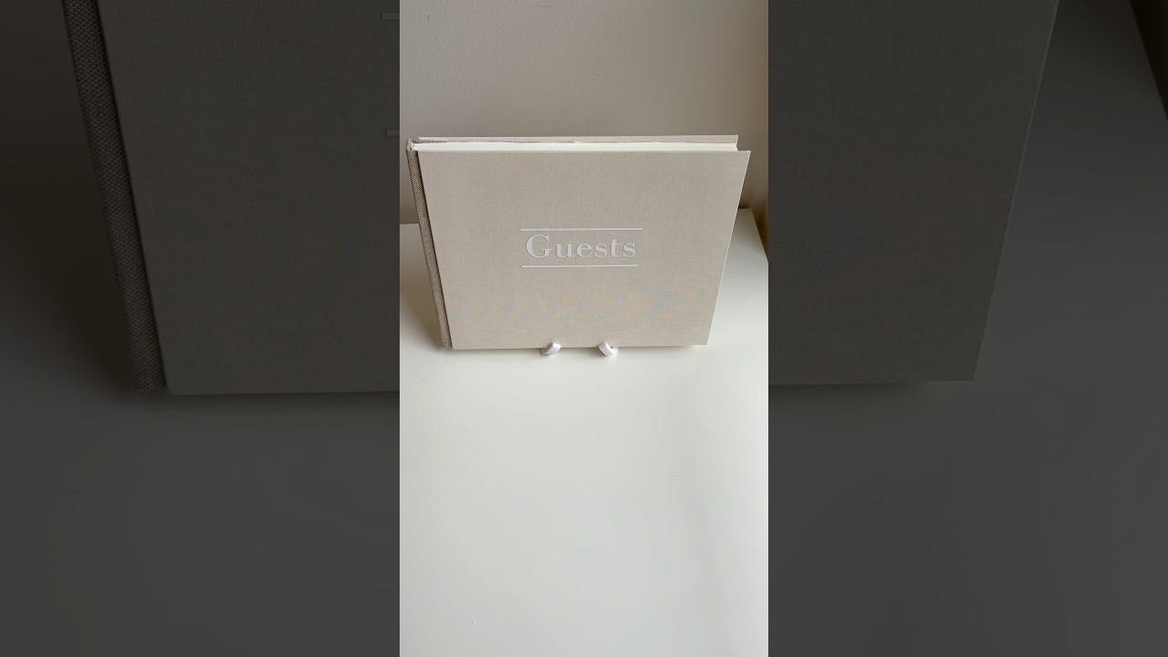 I Hand Made my Wedding Guest Book! 💍🥰❤️