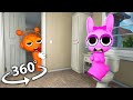 VR 360 Incredibox Sprunki Oren Caught Watching Pinky In Toilet 4K VR