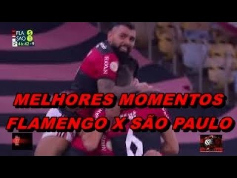 FLAMENGO 5 X 1 SÃO PAULO / MELHORES MOMENTOS