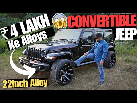 7 Lakh Rupee LOADING JEEP RUBICON WITH 22 Inches WHEELS 🔥🔥🔥