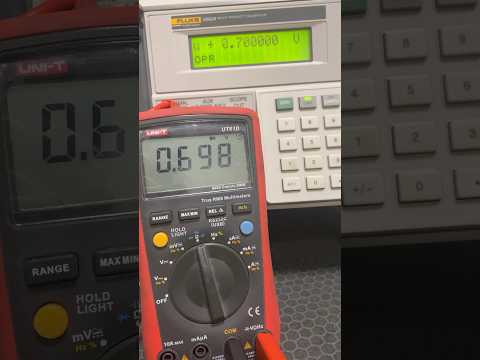 How to Perform Diode Calibration On a UNI-T Multimeter #calibration #multimeter #shorts #technology
