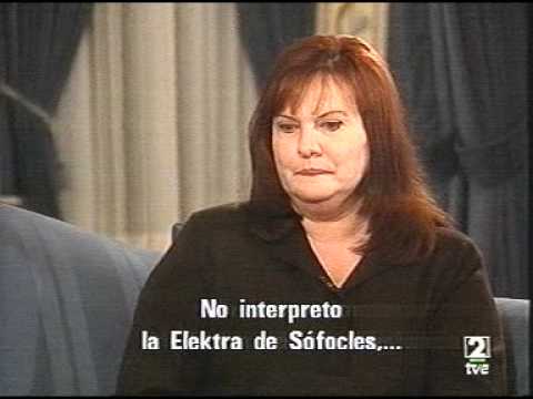 Eva Marton, entrevista en Madrid. Elektra. Teatro Real 1998.