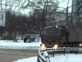 Russian Police Truck For Prisoners With Lights And Siren