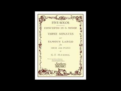 Handel Concerto in g-minor 2nd Mov (A=442) "Karaoke - Accompaniment"