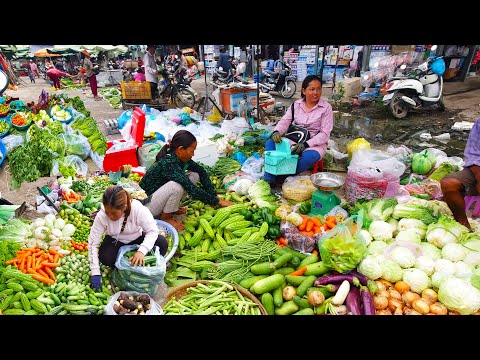 Cambodian Countryside Market Food - Have You Ever Seen Ang Ta Som Market Show Market Takeo Province